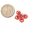 Seed Beads Beaded Charms PALLOY-MZ00320-3