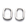 Tarnish Resistant 304 Stainless Steel Huggie Hoop Earrings STAS-H156-11B-P-1