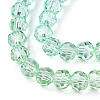 Transparent Glass Beads Strands X1-GLAA-E036-07R-4