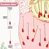 20Pcs 2 Colors Rack Plating Alloy Enamel Pendants FIND-CJ0004-76-2
