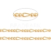 Brass Figaro Chain CHC-G012-04G-4