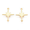 Brass Connector Charms KK-N263-112G-1