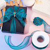 3 Rolls Polyester Organza Ribbons SRIB-TA0001-26B-7
