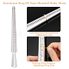 Aluminum Ring US Sizer Mandrel Rods TOOL-WH0159-32-4