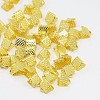 Iron Ribbon Crimp Ends E004Y-G-2
