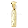 Ion Plating(IP) 316L Surgical Stainless Steel Pendants STAS-Q247-01G-09-1