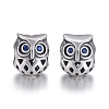 Hollow 925 Sterling Silver European Beads OPDL-L017-059TAS-1