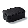 PU Leather Button Jewelry Boxes CON-P012-03B-3