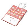 Rectangle with Sunflower Pattern Paper Gift Bags CARB-L012-01C-3
