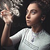 Braided Waxed Cotton Thread Cords Macrame Pouch Necklace Making AJEW-SW00022-11-6