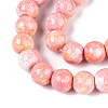 Baking Paint Glass Beads Strands DGLA-N016-10mm-01-3
