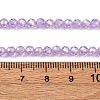 Cubic Zirconia Beads Strands G-G792-47-10C-2