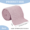 95% Cotton & 5% Spandex Fiber Ribbing Fabric for Cuffs OCOR-WH0082-148D-2