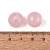 Natural Rose Quartz European Beads G-Q602-09B-02-3