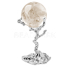 Alloy Crystal Ball Holders ODIS-WH0038-229A-P-1