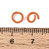 Spray Painted Iron Open Jump Rings IFIN-T017-04C-13-3