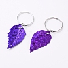 Plastic Paillette/Sequin Hair Braid Rings Pendants KEYC-TAC0001-03A-2