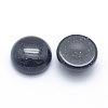 Synthetic Blue Goldstone Cabochons G-P393-R22-10MM-2