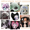 14Pcs 2 Colors PVC Plastic Sheets AJEW-NB0006-41-7