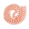 Transparent Half Spray Painted Glass Beads Strands LS-GLAA-Q110-02A-06-2