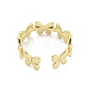 Long-Lasting Plated Brass Cuff Rings RJEW-I103-085G-3