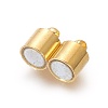 Brass Magnetic Clasps with Loops MC027-M-2