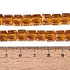 Transparent Glass Beads Strands GLAA-R041-8x8mm-A08-4