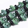 Handmade Lampwork Beads Strands LAMP-R142-05H-1