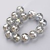 Electroplate Glass Bead Strands EGLA-J140-FR04-16mm-2