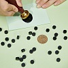 200Pcs Octagon Sealing Wax Particles with 1Pc Stainless Steel Spoon and 3Pcs Flat Round Candles and 1Pc Iron Beading Tweezers DIY-CP0009-31-3