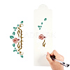 Plastic Flower Spray Stencils PH-DIY-G005-37-4