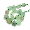 Raw Rough Natural Fluorite Nuggets Bead Strands X-G-L176-02-2