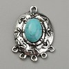 Synthetic Turquoise Chandelier Component Links FIND-TAC0011-49D-AS-1