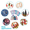  100Pcs 4 Colors Rectangle Lace Organza Drawstring Gift Bags OP-NB0001-15-6