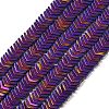 Electroplate Non-magnetic Synthetic Hematite Bead Strands G-F300-19-04-1