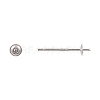 925 Sterling Silver Stud Earring Findings STER-K167-027A-S-2