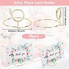 Alloy Place Card Holder DJEW-WH0018-22-2