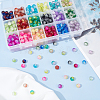 DIY Baking Paint Crackle Glass Beads Stretch Bracelet Making Kits DIY-PH0004-54B-6