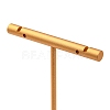 1-Tier Brass Bar Earring Organizer Display Racks ODIS-B002-03A-4