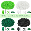 CHGCRAFT 4800Pcs 4 Colors PE Fuse Beads KY-CA0001-39-2