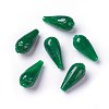 Natural Myanmar Jade/Burmese Jade Half Drilled Beads G-L495-25-1