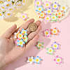 28Pcs 7 Colors Baking Paint Opaque Resin Pendants FIND-SC0019-45-4