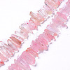 Natural Crackle Quartz Crystal Dyed Beads Strands G-I345-05B-1