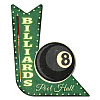 Vintage Metal Tin Sign AJEW-WH0409-029-1