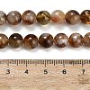 Heated Natural Citrine Beads Strands G-C293-A04-8mm-5