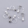 Plastic Clip-on Earring Findings LS-X-STAS-P221-24P-1