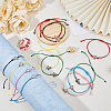 12Pcs 2 Colors Tortoise Alloy Link Bracelets Set BJEW-FI0001-40-2