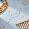 925 Sterling Silver Chain Extender Sets STER-BC0002-58-5