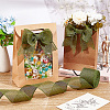 10 Yards Burlap Ribbons SRIB-WH0026-11B-5