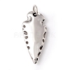 Tibetan Style 304 Stainless Steel Pendants STAS-P305-60AS-2